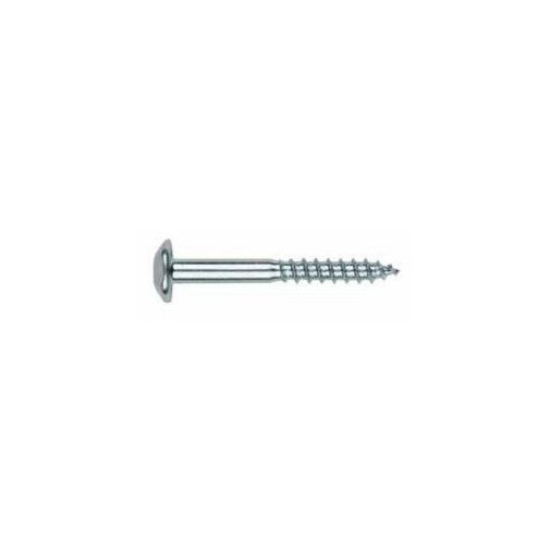 Tornillo Inviolable 07x080mm Cabeza Red. Cinc Index 100 Pz