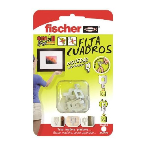 Colgador Cuadros Bl Fischer 8 Pz