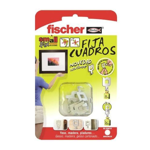Colgador Cuadros Ne Fischer 8 Pz