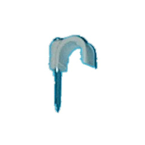 Grapa Elec Cable Blanco Bl Fer 100 Pz