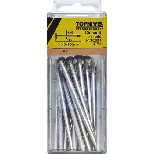 Clavo Fij C/pl. 20x100mm 250gr Nivel