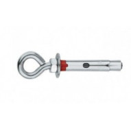 Anclaje Gancho Cerr. 08x060mm Ø 10mm Met. Cinc 100 Pz Index