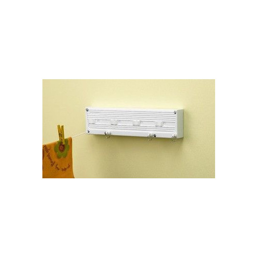 Tendedero Pared 4c Hasta 5mt Autom Pvc Tzs-4 Cuncial