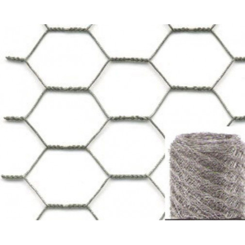 Malla Cerc Triple Torsion 16x0,7mm 1x50m Ac Galv Nivel