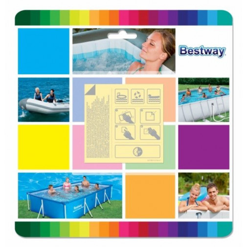 Parche Pisc. 6,5x6,5cm Bestway 10 Pz