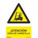 Señal ¡Atención! Paso De Carretilla PVC Glasspack 0,7 mm 21x30 cm | NORMALUZ - RD30006