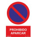 Normaluz RD40040 - Señal Prohibido Aparcar PVC Glasspack 0,7 mm 21x30 cm