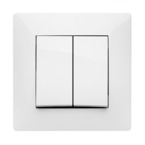 Interruptor Elec 10a-250v Emp Conm. Dob Abs Bl Habitat 15 93