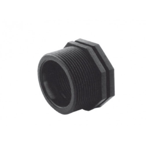 Manguito Riego Red. H1"-m3/4" Fit Pp Natuur