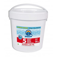 Cloro Pisc. 10+3kg 5 Acciones Quimicamp Tableta 200gr 15 Kg