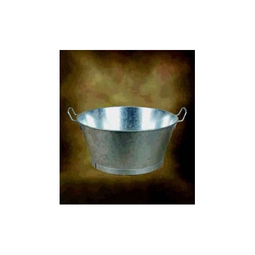 Barreño Agua 28" Redondo M.soler Met Galv C/asa 01110028 3