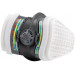 GVS Máscara Elipse SPR491 con filtros ABEK1P3 para múltiples gases, vapores y polvo, M/L