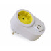 Adaptador Elec 16a-250v Con Interruptor Bl/pist Famat
