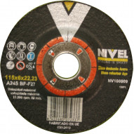 Disco Desbaste Metal 115x6x22 Mm Nivel