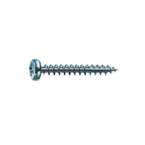 Tornillo R/mad. 04x012mm Galv Spax 1.000 Pz