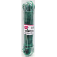 Cuerda Forrada 04mm Ac/pvc Ver Vivahogar 20 Mt