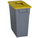 Denox DEN004 Contenedor Zeus 65 litros Abierto, Amarillo, 585x290x670 mm