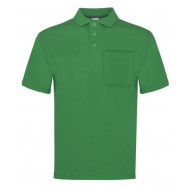 Polo Trabajo M Bolsillo Alg/poli/cool M/corta Ver 100 Vesin