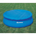 Bestway Flowclear - Lona protectora de PVC, diámetro de 220 cm, para piscinas Fast Set con diámetro de 244 cm, color negro