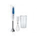 Braun MultiQuick 3 MQ3005 Cream Batidora de inmersión, 700 W, 0.6 L, acero inoxidable, 2 velocidades, color blanco y azul