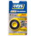 Ceys - Cinta estira y aisla - Negro - Alta resistencia al calor - Autosoldable - 3m x 19mm