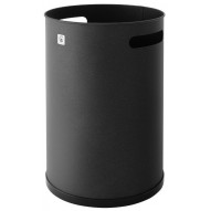 Papelera Residuos 32x21cm Met Neg Cilindro
