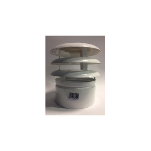 Sombrerete Extraccion Aire Tuberia 100mmØ Alu Bl Alustar Vac