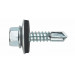 Index ABE166312 - Tornillo punta broca DIN 7504-K zincado con arandela P-16 EPDM 6,3 x 120