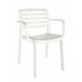 RESINAS OLOT Silla Wind con Brazos Blanca