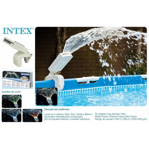 Fuente Pisc. Con Luz Intex Led 28089