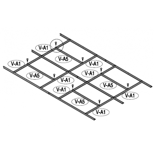 Base Caseta 340x319cm Natuur Met. Galv Nt119913 2