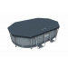 BESTWAY Cobertor de Invierno Ovalado 305x184 cm para Piscinas Ovaladas de 305x200 cm Negro