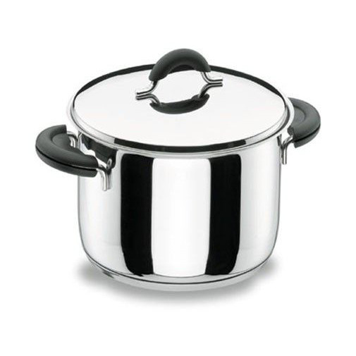 Olla Recta Acero Inox Fondo Difusor Ladycor 22 Cm.