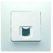 Legrand 396442 Toma para teléfono RJ11 de la gama Niloé monoblock, mecanismo completo, color blanco