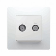 Base Antena Emp 2 Tomas Terminal Monobloc Abs Bl Niloe 39644