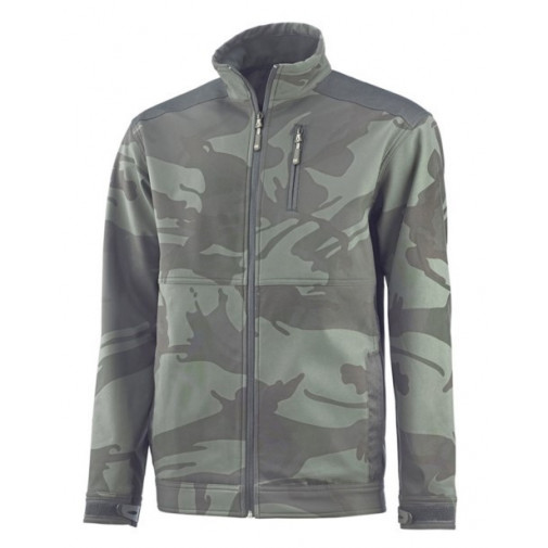 Chaqueta Trabajo M  Polie Verde Camu 3894 Kamaleon Juba