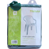 Funda Prot 66x66x109cm Silla Natuur Pvc Ver Nt68470 2