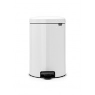 Cubo Bas. C/pedal 20l Cub.extr. Inox Bl Newicon Brabantia