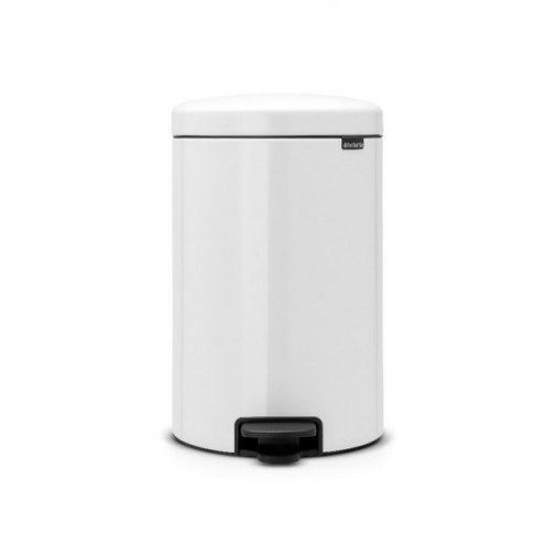 Cubo Bas. C/pedal 20l Cub.extr. Inox Bl Newicon Brabantia