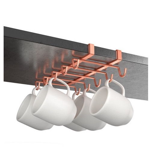 Colgador Coc Tazas 14x28x6cm In. My Mug Copper Metaltex