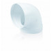 TUBPLA Codo Redondo PVC Blanco 90º Ø120mm