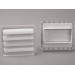 TUBPLA Ventanilla Salida Rectangular PVC Blanco 150x75mm