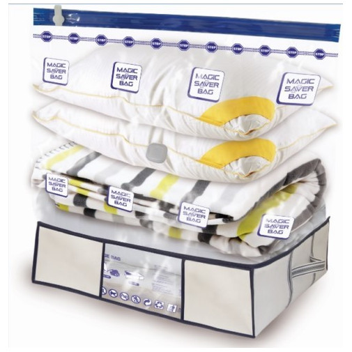 Bolsa Orden 50x65x15cm Vacio Magic Bajo Cama Xl Ub