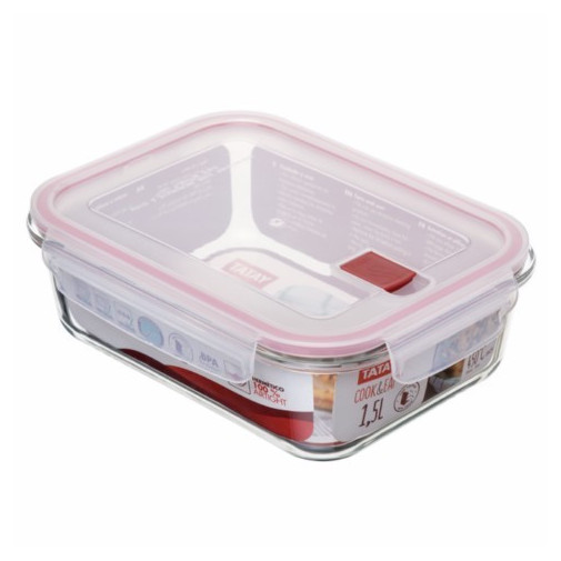 Hermetico Alimen. Rect 1,5 L Cook & Eat Crist Tatay