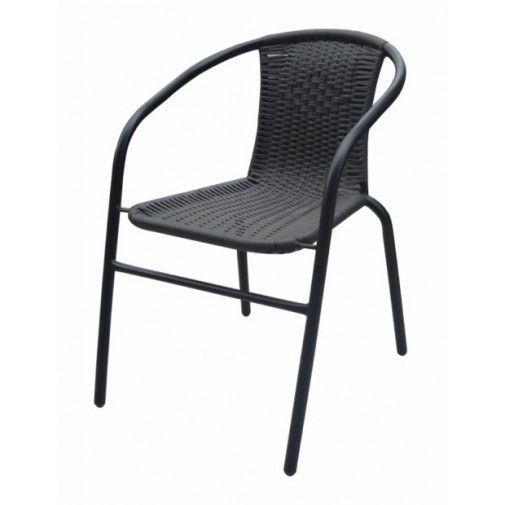 Silla Jard 53x58x75cm Natuur Hierro/ratan Gr