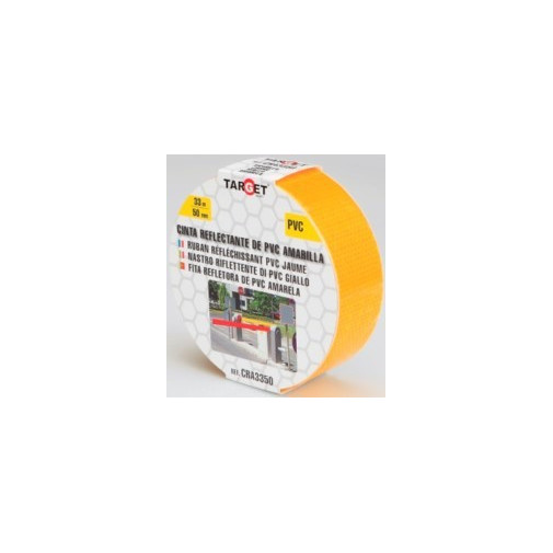 Cinta Adh 50mmx 33mt Señalizacion Reflectante Pvc Ama Target