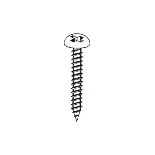 Tornillo Rosca Chapa 7981 04,2x25mm Cinc Nivel 10 Pz