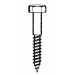 Tornillo Barraquero 571 08x40mm Cinc Nivel 5 Pz