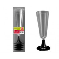 Copa Desechable Cava 150ml Pl Tra 4 Pz