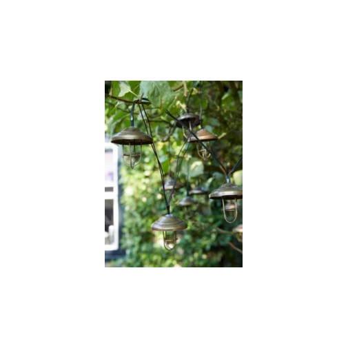 Lampara Jard 3,8m Guirn. Luxform Met Lanzarote Il971410